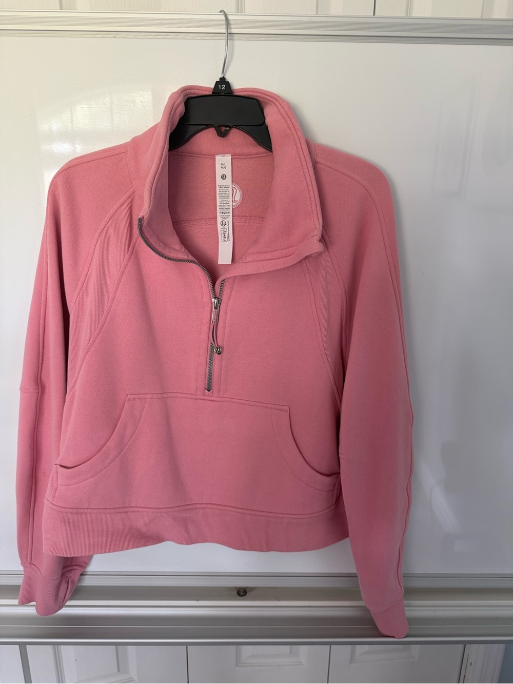 lululemon athletica Pink Scuba Half-zip Pullover